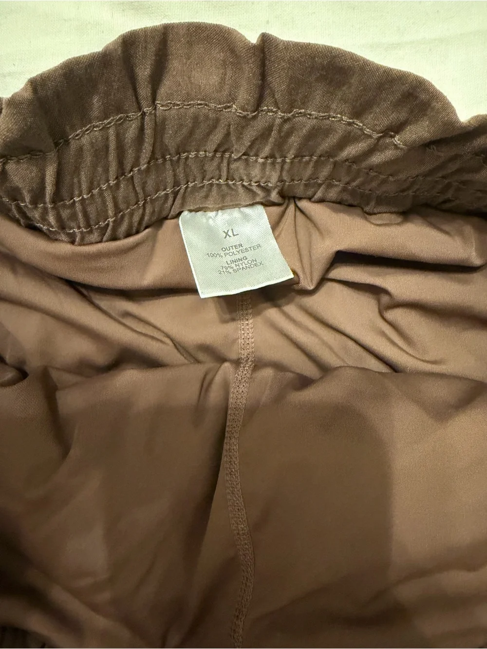 Amazon Brown Ruffle Mini Skort - Picture 2 of 4